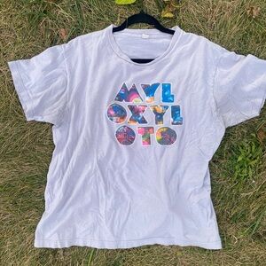 Coldplay Mylo Xyloto Live 2012 tshirt grey large britpop VTG